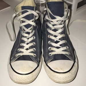 Navy High Top Converse